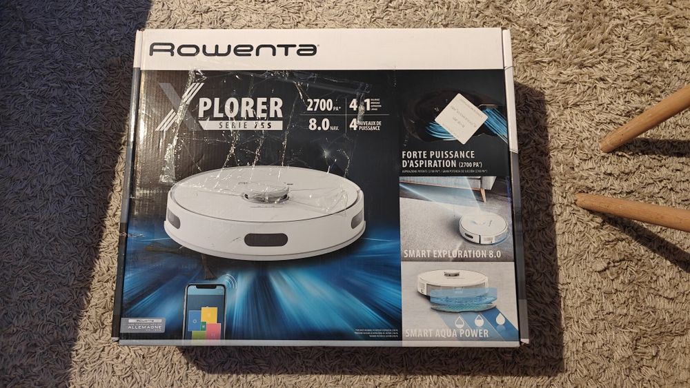 Rowenta xplorer 75s aspirator robot