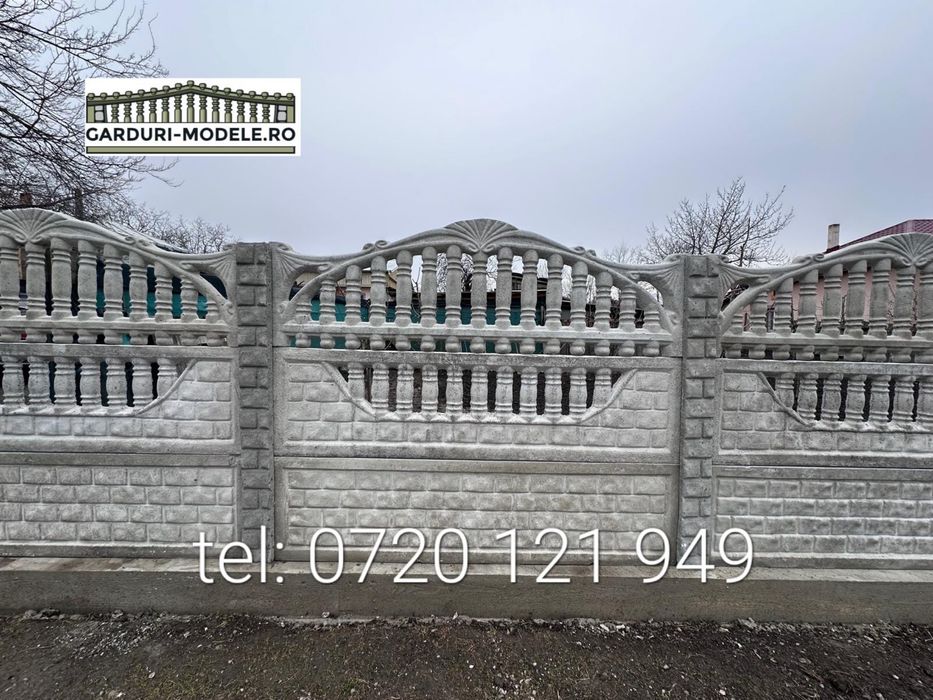 Placi pentru garduri din beton,armate.Transpirt Gratuit in tara!
