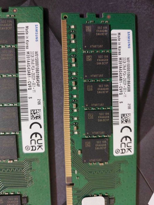 64GB DDR4 2933Mhz CL20/22 - Samsung