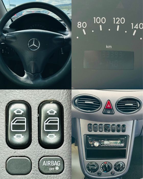Mercedes Benz A170  1.7Diesel  2002 Rate Avans 0 Doar cu Buletinul