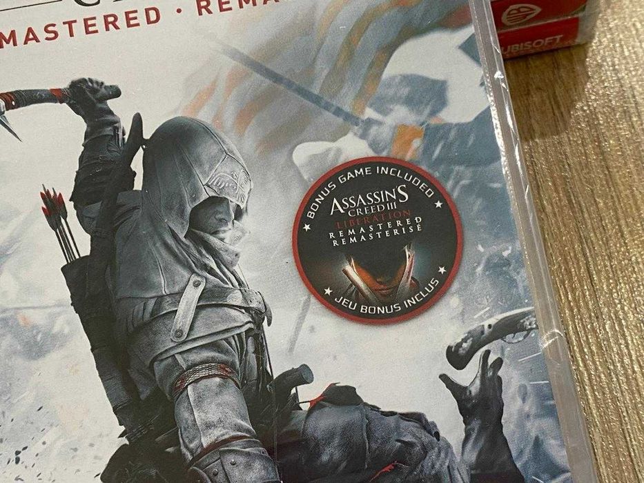 Новый Assassin's Creed 3+Liberation Remastered Nintendo Switch/Нинтенд