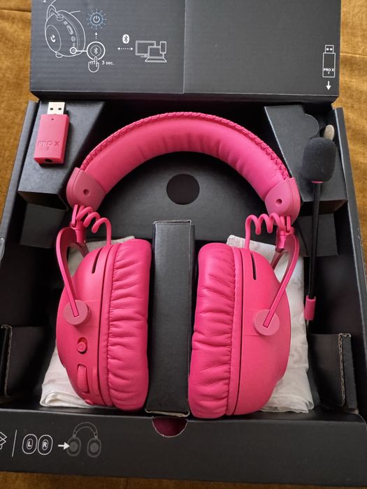Logitech G PRO X 2 LIGHTSPEED Wireless Magenta – Garanție 2028