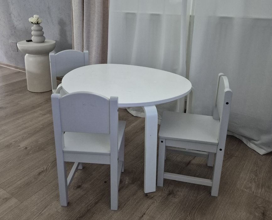 Set măsuța cu 3 scaune IKEA copii