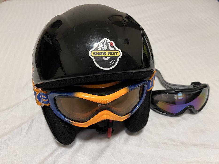 Casca scott, sinner  și ochelari uvex