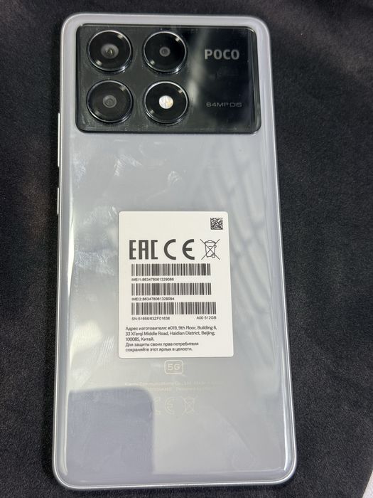Pocophone x6pro512gb(Шымкент пр.Республики 43а)лот:954772