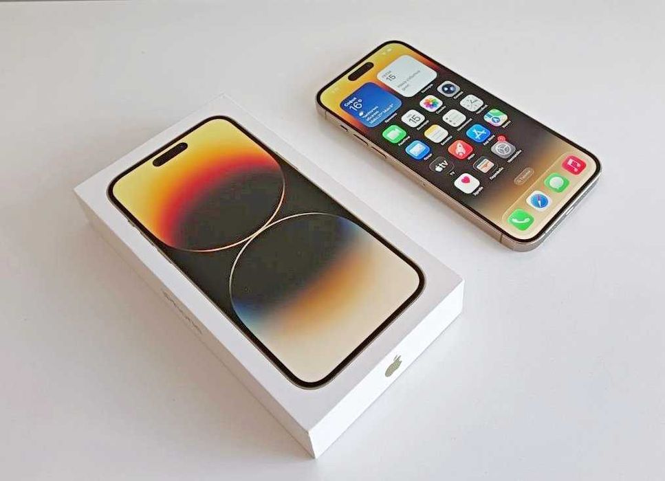 Apple iPhone 14 Pro Max 1TB (84% батерия,цвят златист)