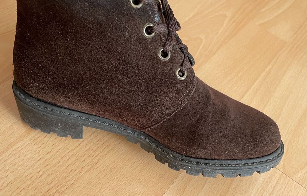 Ghetute maro imblanite piele nat.36