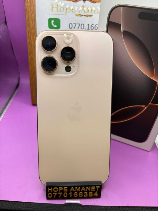 HOPE AMANET P2-Iphone 16 pro max la cutie 512GB / 92% BAT