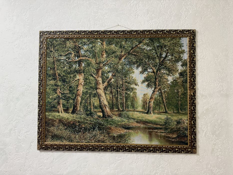 Продам большую картину с деревьями