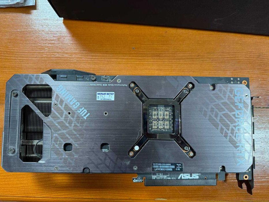 Видеокарта  ASUS GeForce RTX 3080 TUF Gaming OC Edition