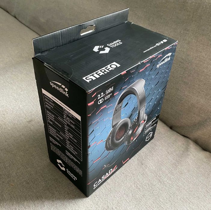 Casti Gaming SpeedLink, CASAD, PC Negru Playstation XboX PC sigilate