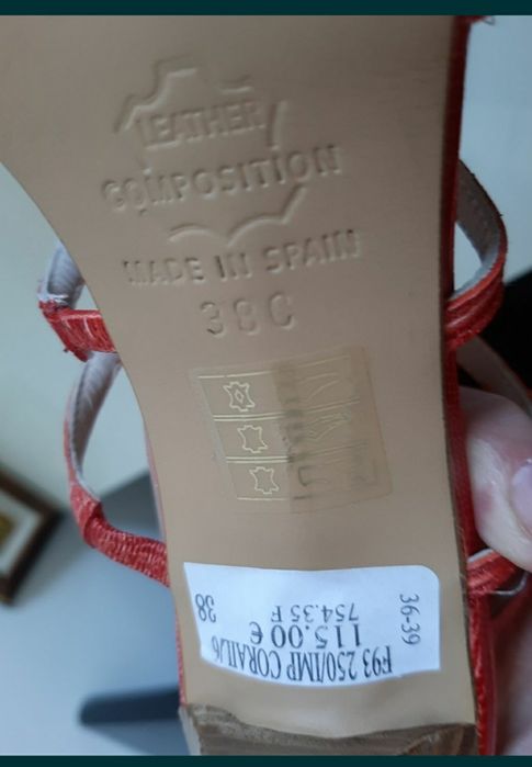 Sandale Minelli boutiq,noi,piele naturala,corai,splendide 38