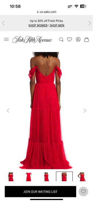 Rochie ocazie rosie marime S - Vera Wang !