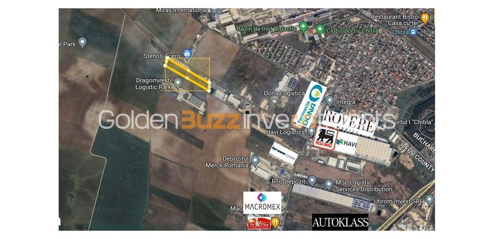 Teren Industrial | Centura București | Rudeni | Chitila |