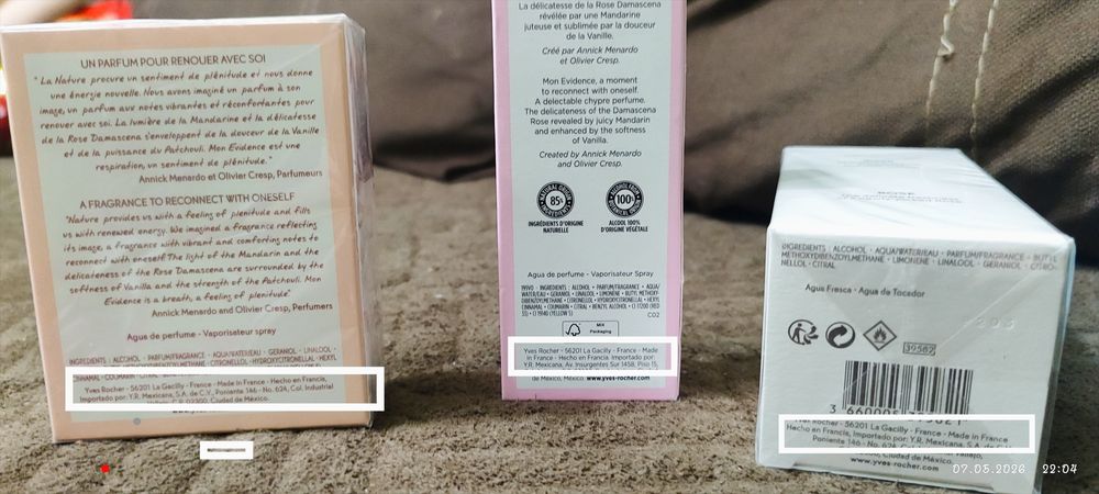 Туалетная вода от Yves Rocher
