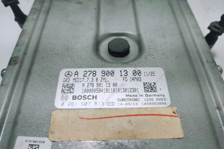 Calculator motor ecu 4.7 benzina  OM 278 927 a2789001300 0261s07813 Mercedes Benz GL-Class X166 (2012 - 2015) benzina