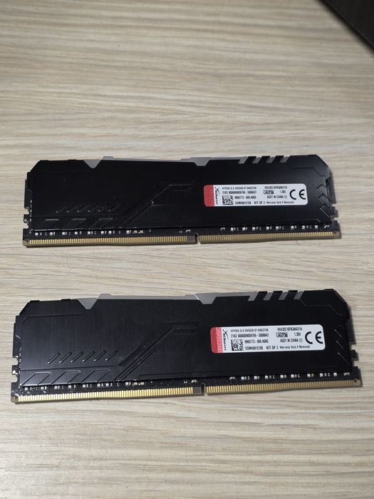 Kit DDR4 HyperX Fury RGB 16GB 3200MHz