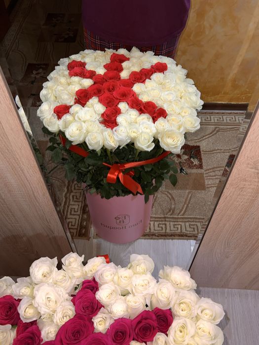 Белые розы для дамы