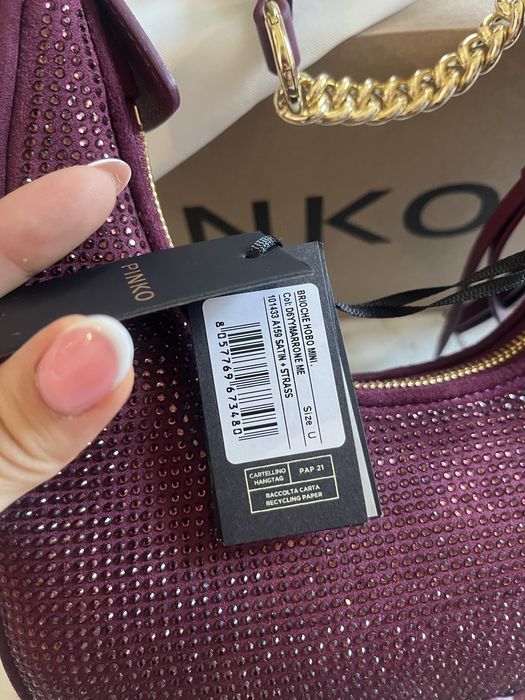 Чанта Pinko с камъни