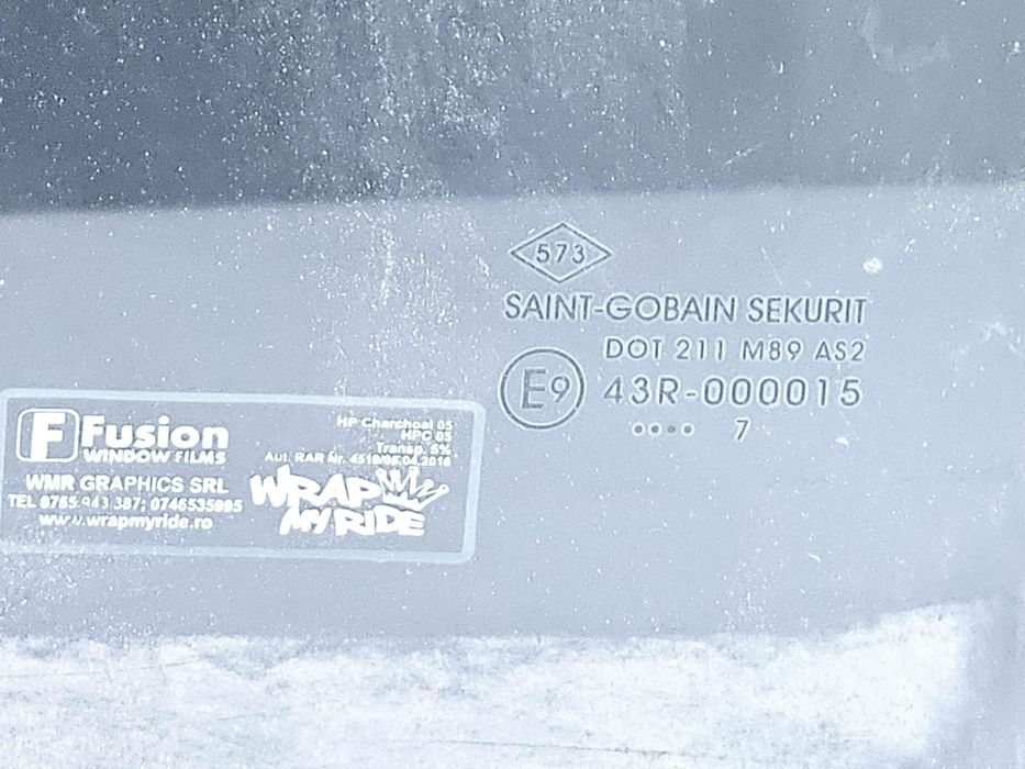 Geam usa dreapta spate Dacia Lodgy [Fabr 2012-prezent] OEM