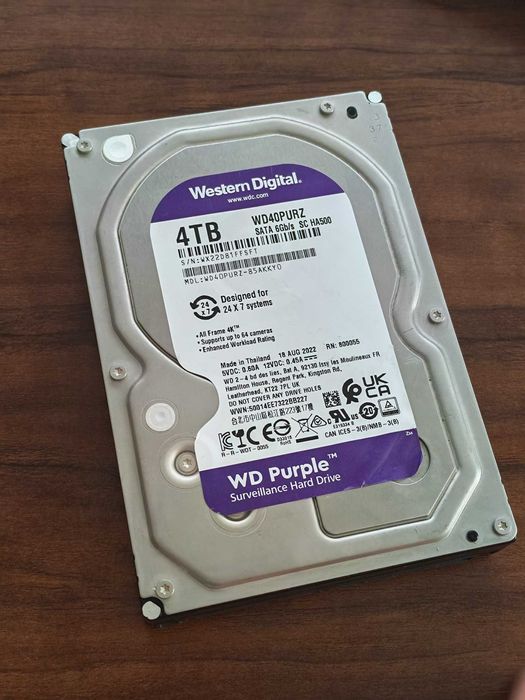 HDD WD Perple 24/7 4TB