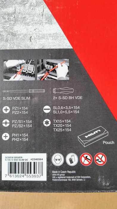 Hilti electrical kit 1000v slim set