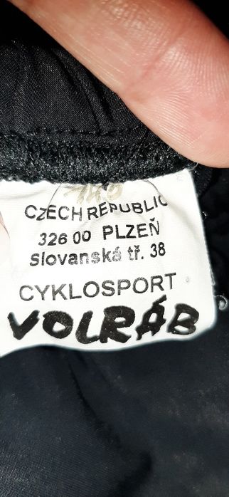 Sort ciclism albastru cu negru elastic Volrab marimea 38