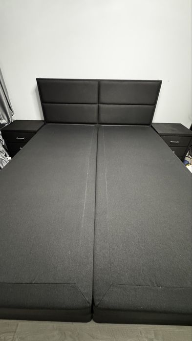 Луксозна спалня 160/200 + 2 бр нощни шкафчета | Като нова