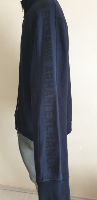 Armani Exchange Full Zip Cotton Knit M / L НОВО ОРИГИНАЛ Мъжко Горнище