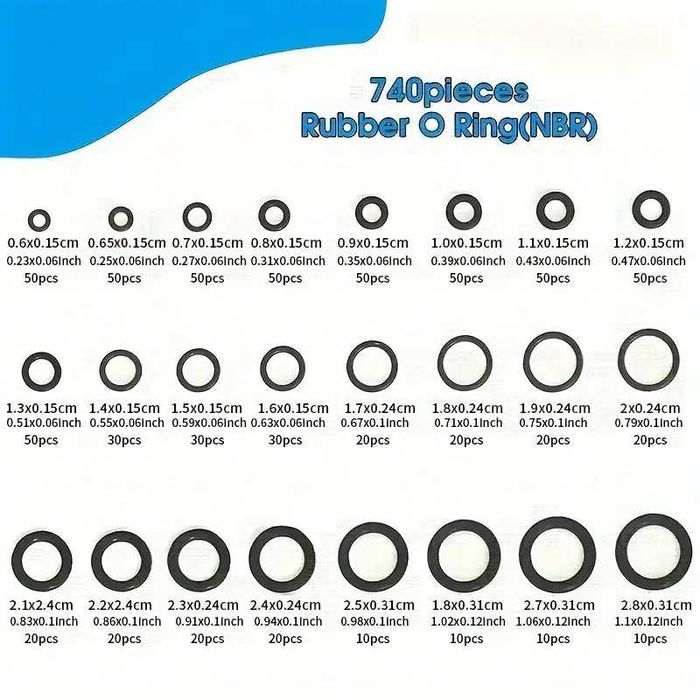 Oringuri 225/1200 set