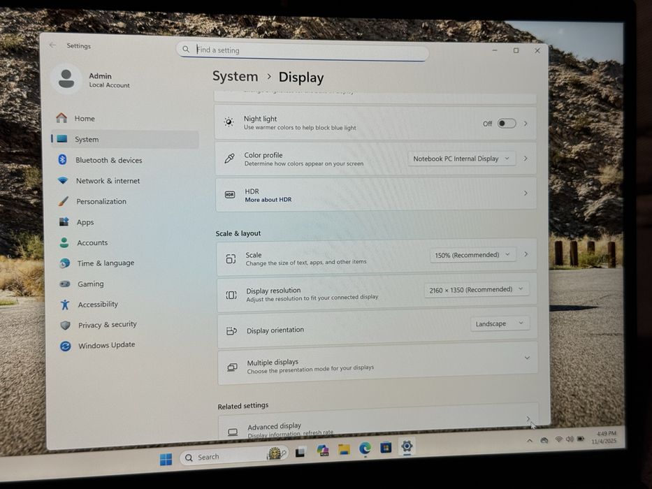13’ 2К IPS Touch/Lenovo Thinkpad X1 Nano/i5-1140G7/16GB LPDDR4X/1TB