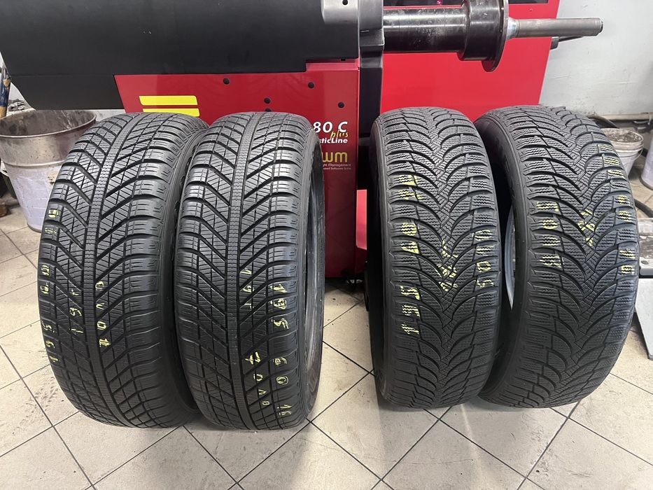Зимни гуми 195/60 R16 2бр. Nexen  и 2бр. всесезонни гуми Good Year