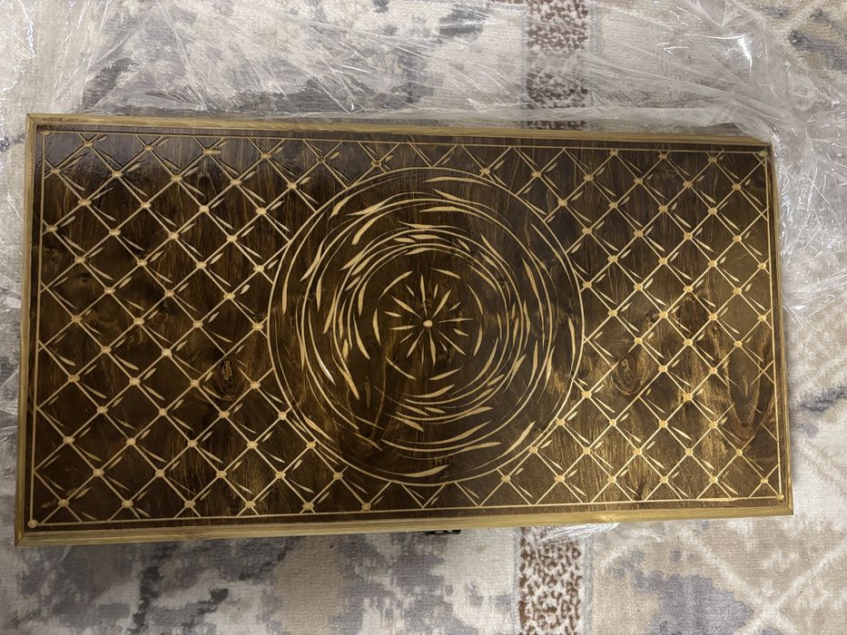 Нарды, корабль из дерева