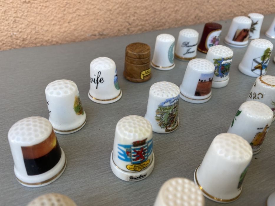 60 броя порцеланови напръстници колекция от цял свят напръстник 000#29