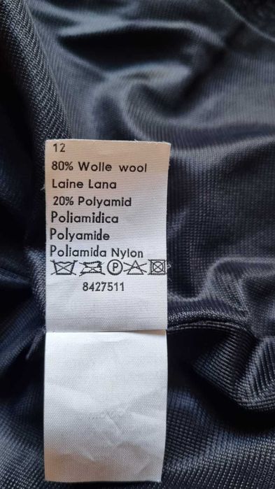 Sacou negru, croi clasic, lana 80%, marimea 40 DE (42 romanesc)