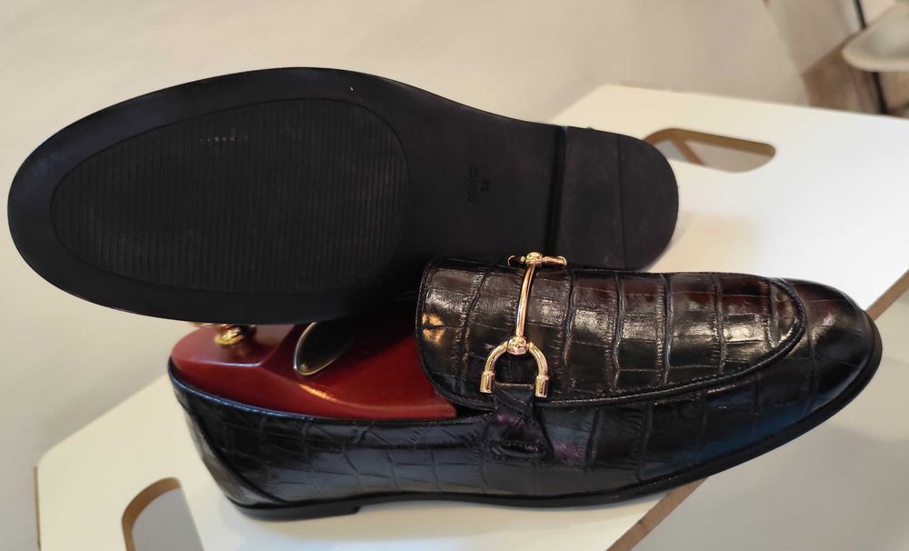 Pantofi loafer bit 38 premium MANGO piele naturala moale