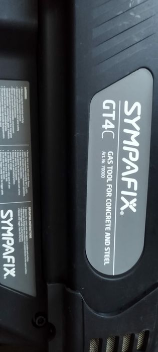 Sympafix GT4C пистолет пирони бетон метал сухо строителство гипскартон