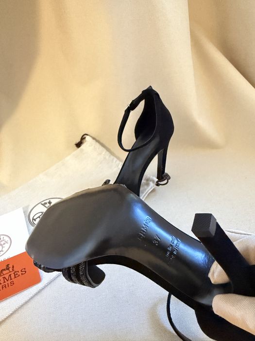 Sandale cu toc hermes- livrare 24 ore
