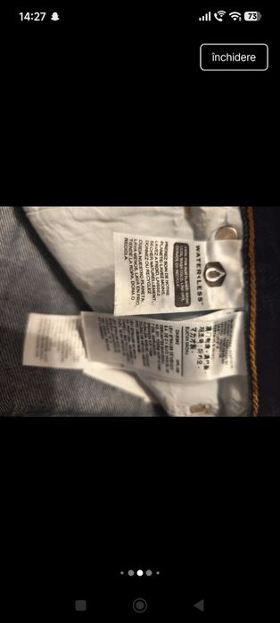 Blugi Levis ribcage straight