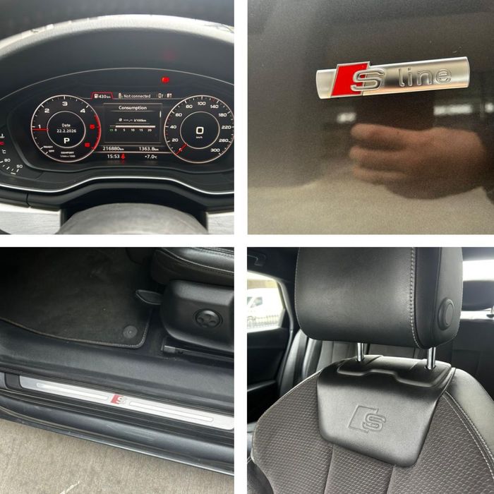 Audi A4 B9 , S-Line , Virtual Cockpit , Head up display