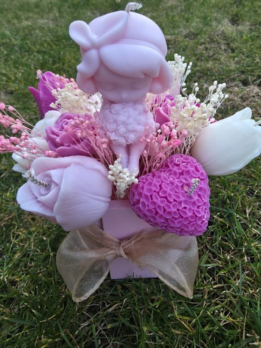 Aranjament din ceară de soia parfumată