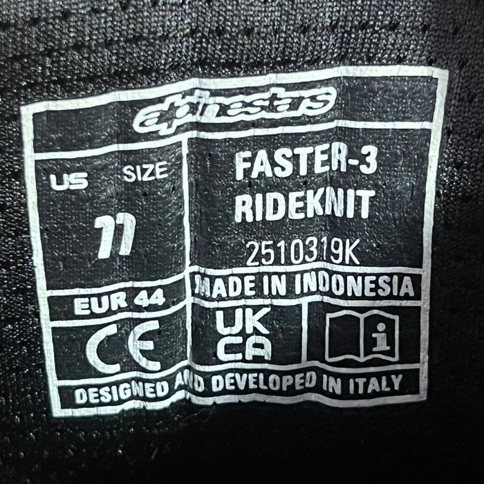 Мото боти Alpinestars Faster-3 Rideknit - 44 размер