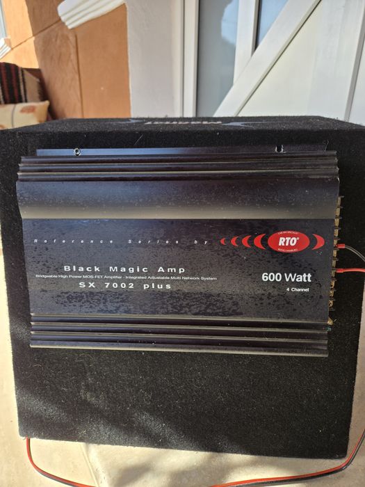 Pachet subwoofer Magnat edition B30 cu stație Black Magic