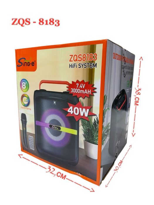 Блютуз колонка с микрофоном