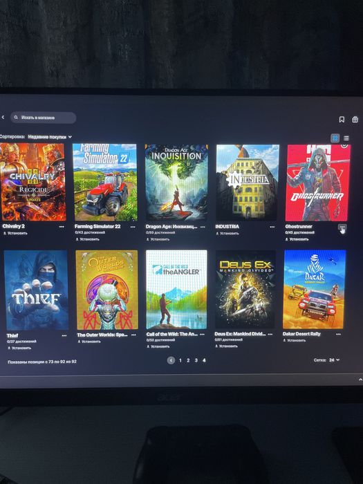 EPIC GAMES аккаунт с играми