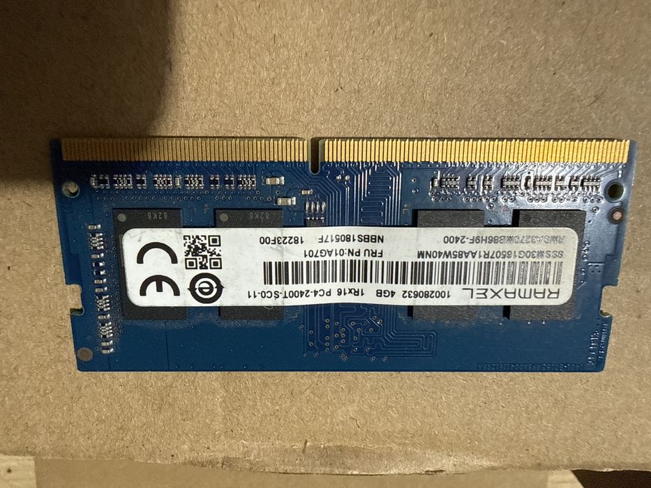 RAM DDR4 SODIMM 4GB-2400MHz (Leptop)