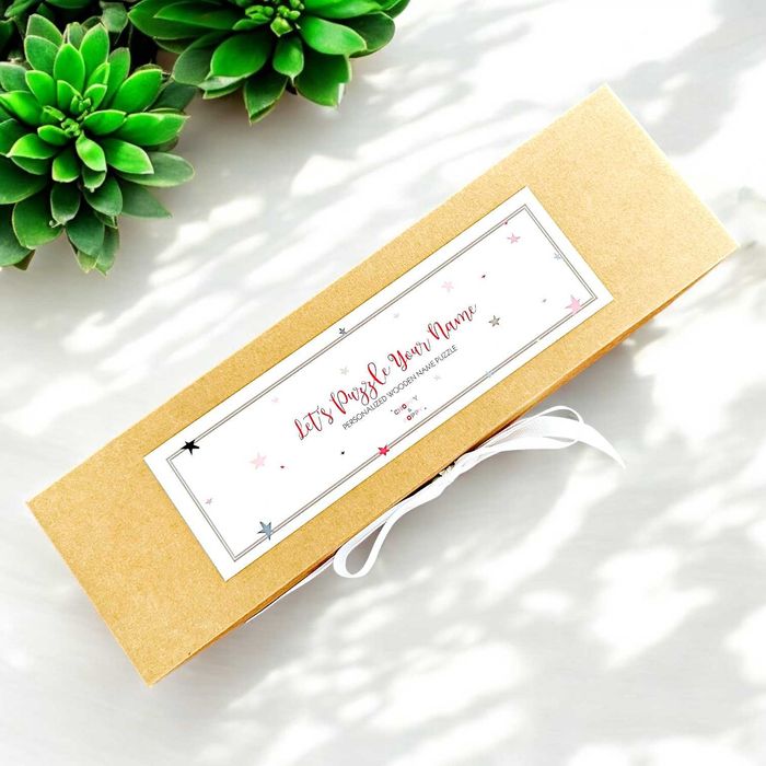 Персонализиран дървен пъзел с име прекрасен подарък за бебе и дете