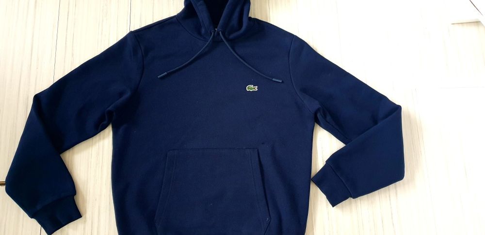 Lacoste Classic Fit Cotton Hoodie  3 - S  НОВО! ОРИГИНАЛ Мъжка Качулка