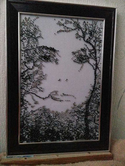 "ВИДЕНИЕ" мозаика стразами