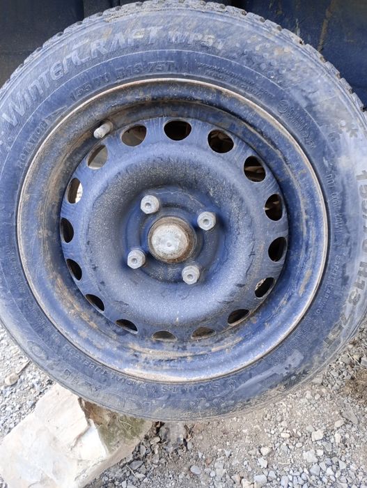 Железни джанти с зимни гуми